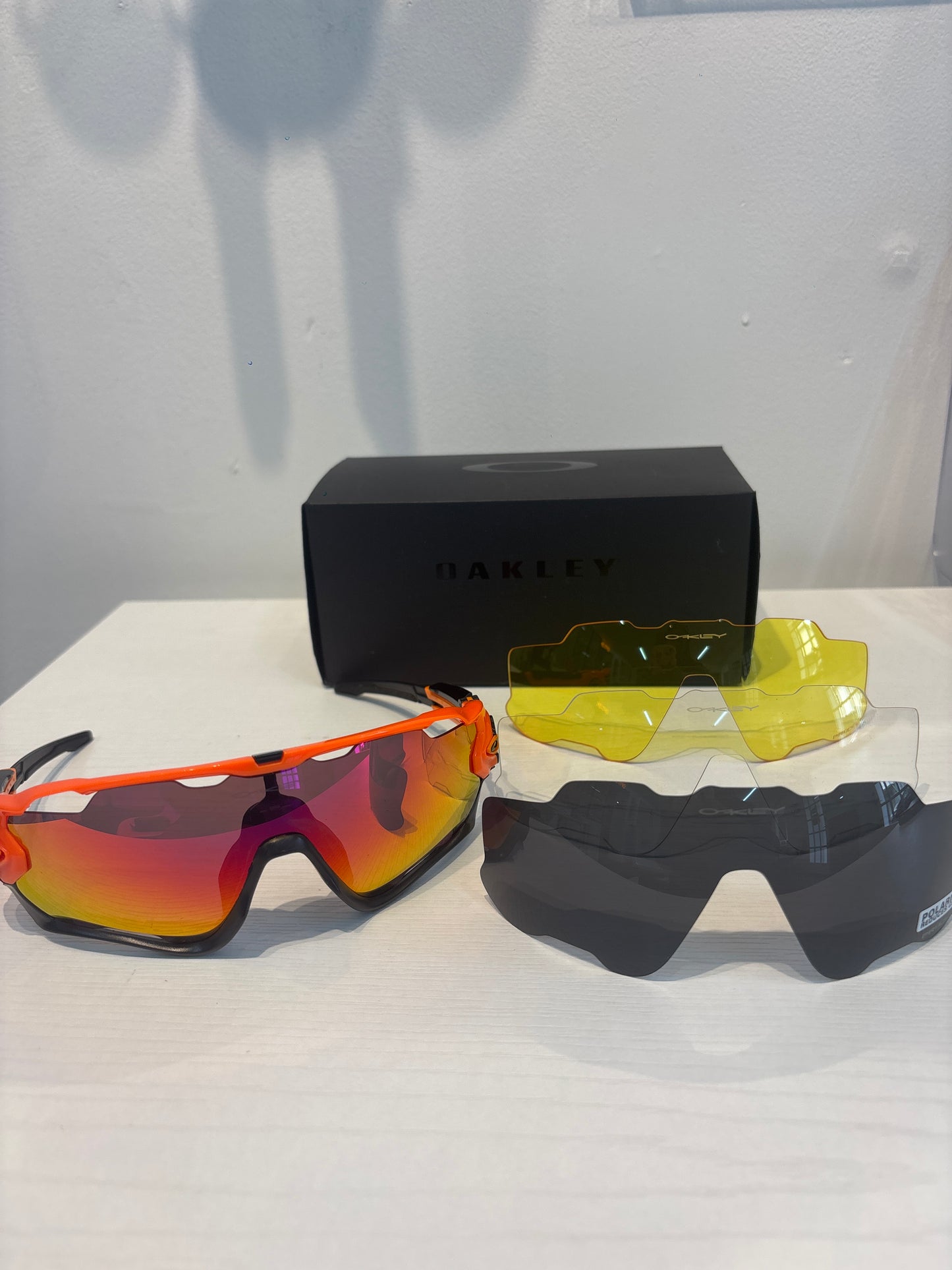 DESIGNER OAKLEY ORANGE JAW BREAKER