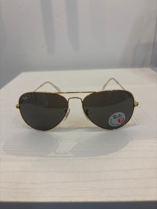 RAY-BAN AVIATOR BLACK POLARIZED