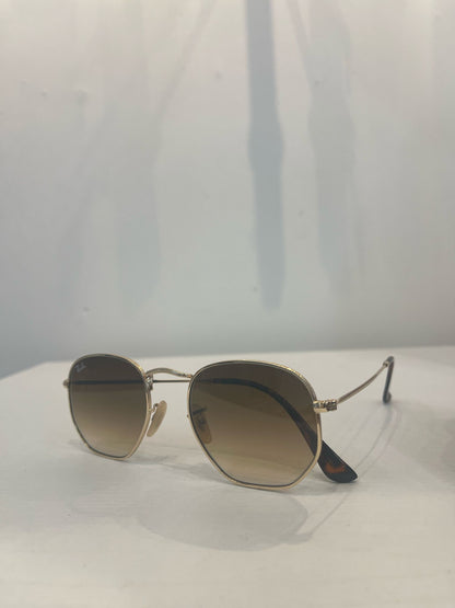 RAY-BAN ROUND BROWN TINT